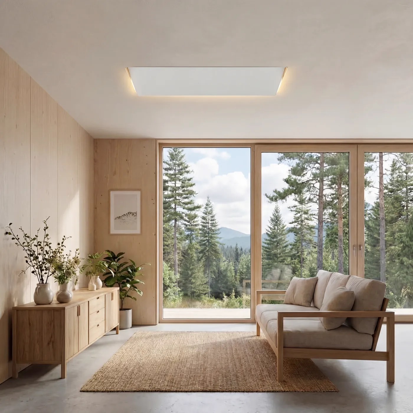 An Airform recessed unit set into a wall